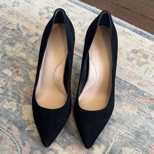Banana Republic Black Suede Heels